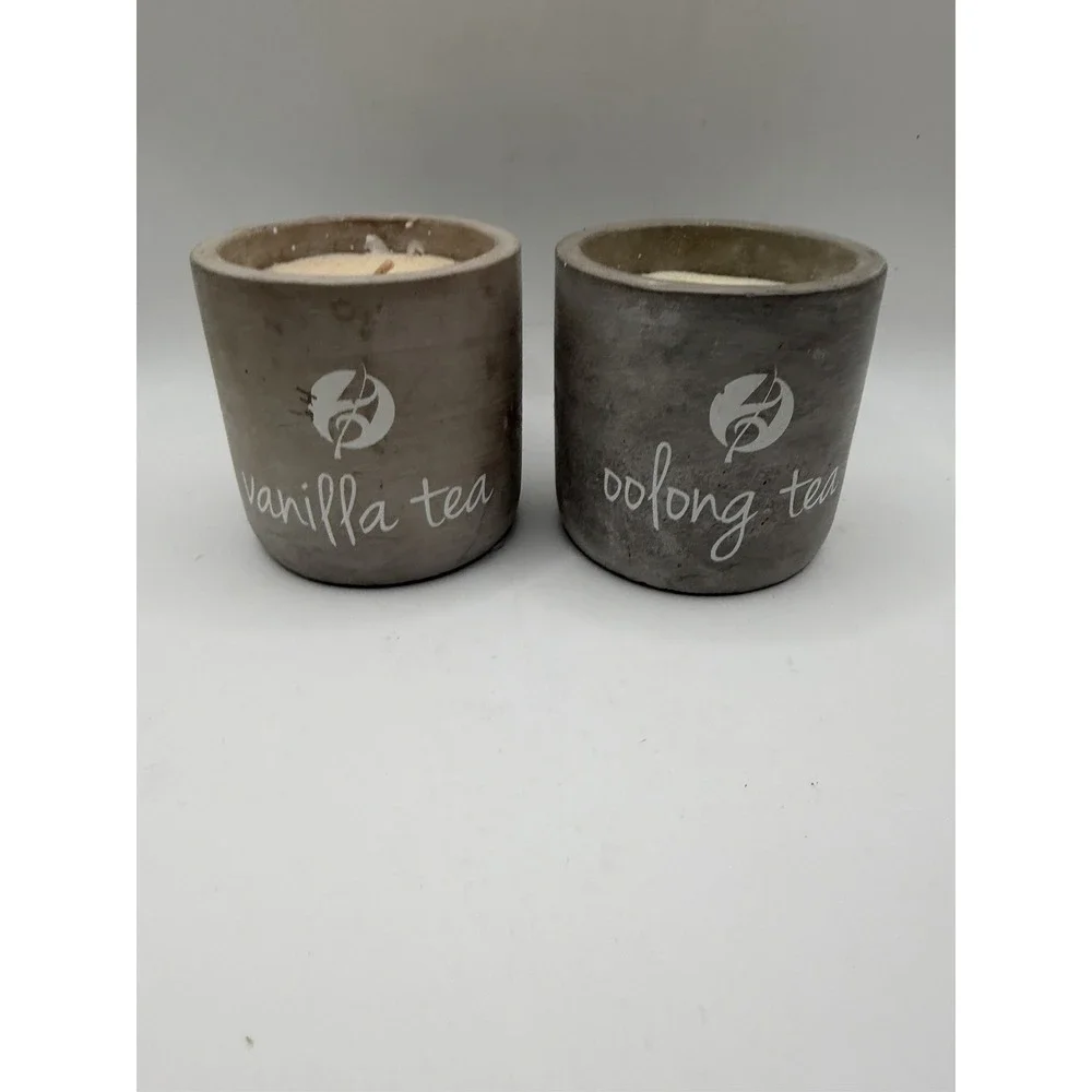 Adagio Vanilla Tea & Oolong Tea Candles – Pair